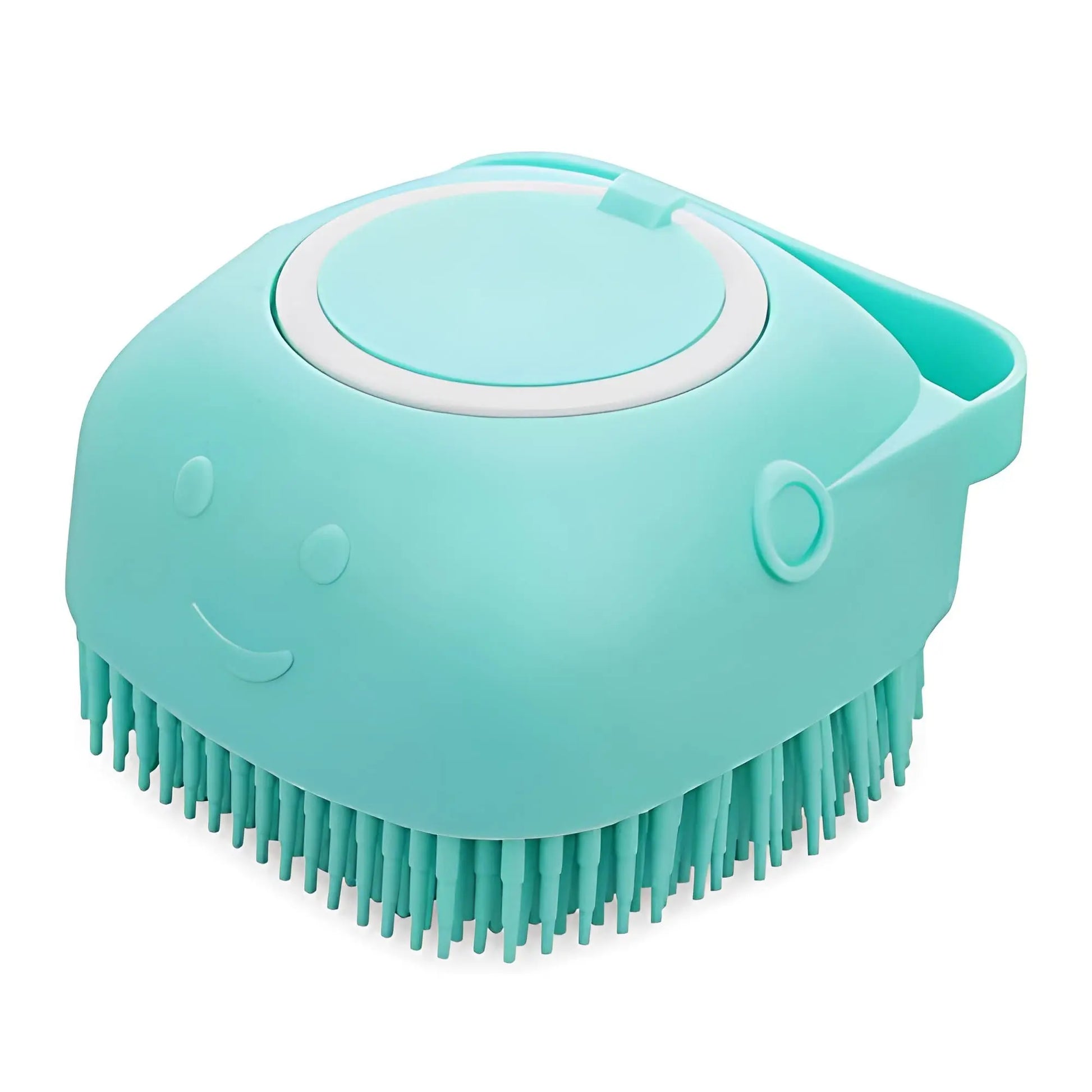 Spring 2 in 1 Silicone Pet Bath Brush, 1/2 Counts Multifunctional Pet Bath Soap Dispenser Massage Brush, Dog Cat Bath Shower Massaging Accessories for Holiday Gift