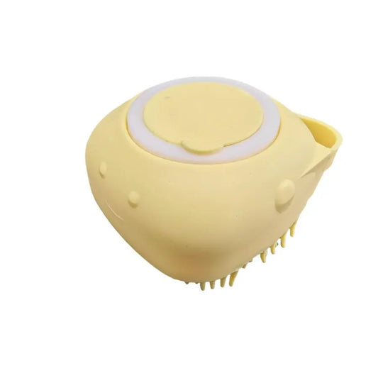 Spring 2 in 1 Silicone Pet Bath Brush, 1/2 Counts Multifunctional Pet Bath Soap Dispenser Massage Brush, Dog Cat Bath Shower Massaging Accessories for Holiday Gift