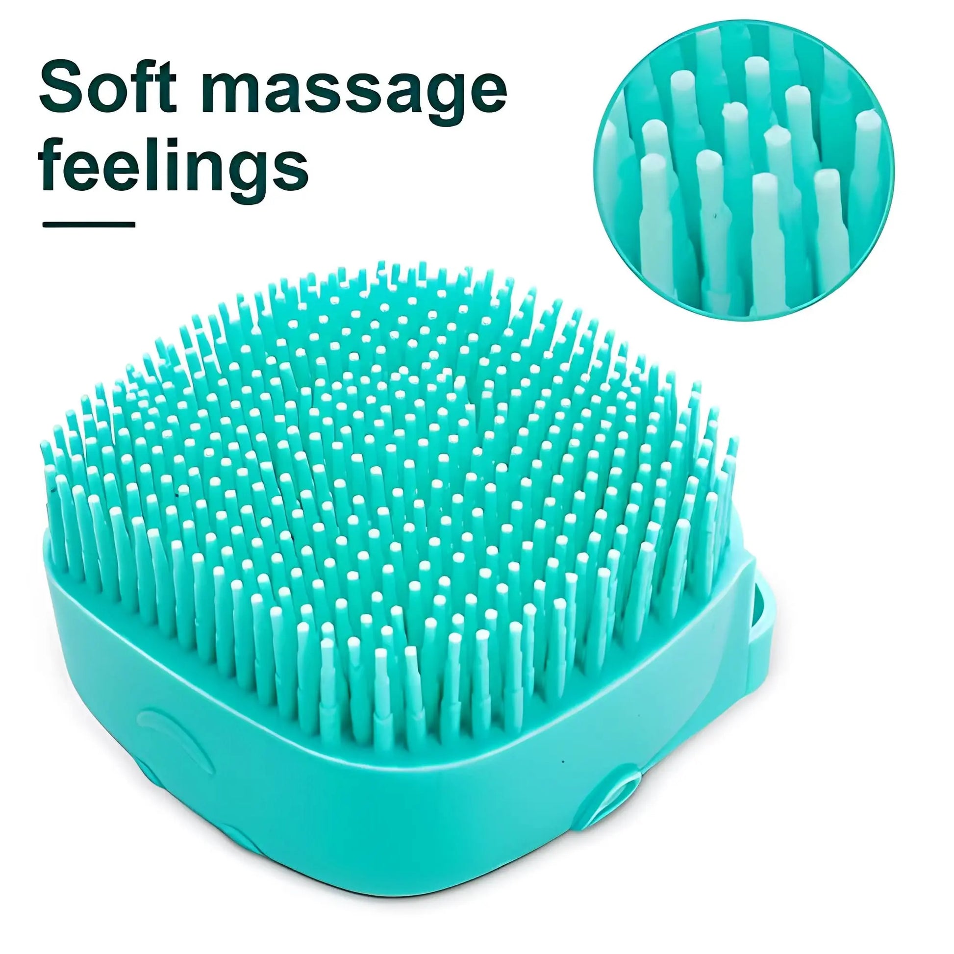 Spring 2 in 1 Silicone Pet Bath Brush, 1/2 Counts Multifunctional Pet Bath Soap Dispenser Massage Brush, Dog Cat Bath Shower Massaging Accessories for Holiday Gift