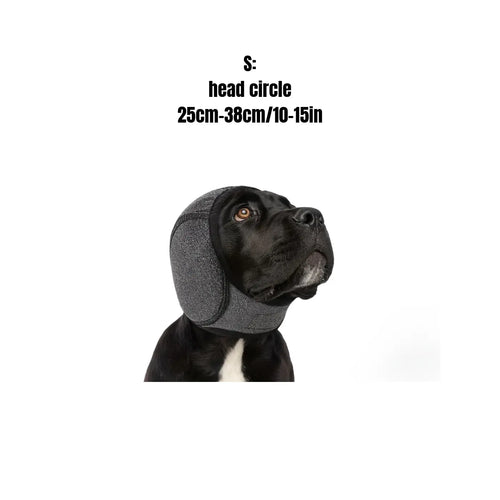 2Pcs / 1Pc Dog Ear Protector Earmuffs Bandana for Noise Reduction and Hearing Protection Adjustable Head Fixation Design Breathable Soft Material Suitable for Swimming Beach