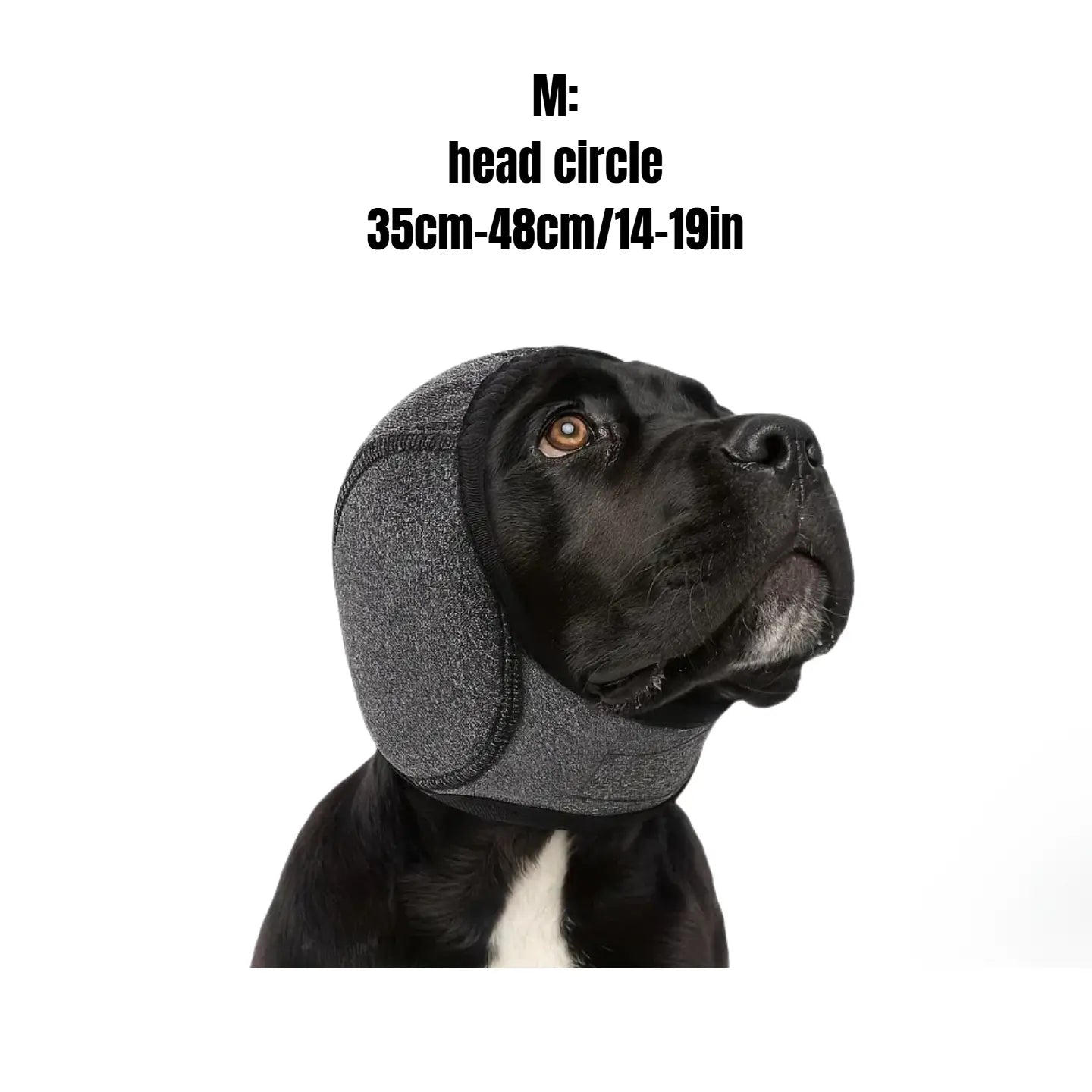 2Pcs / 1Pc Dog Ear Protector Earmuffs Bandana for Noise Reduction and Hearing Protection Adjustable Head Fixation Design Breathable Soft Material Suitable for Swimming Beach