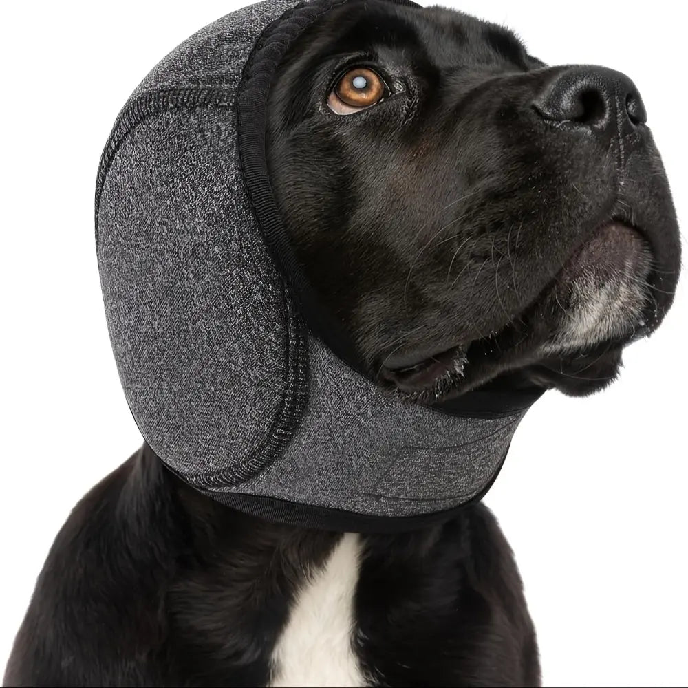 2Pcs / 1Pc Dog Ear Protector Earmuffs Bandana for Noise Reduction and Hearing Protection Adjustable Head Fixation Design Breathable Soft Material Suitable for Swimming Beach